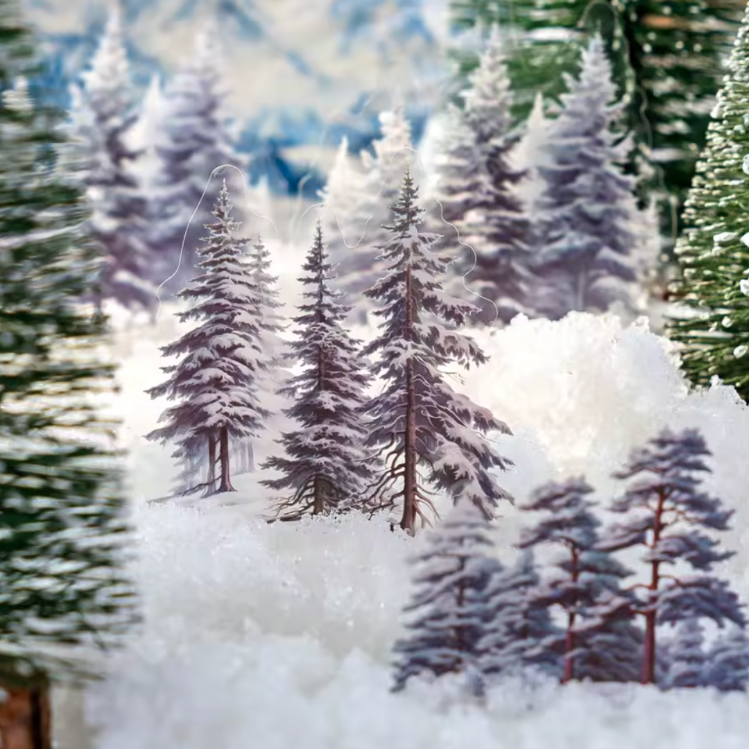 30 Pcs Snowy Winter Nature Stickers