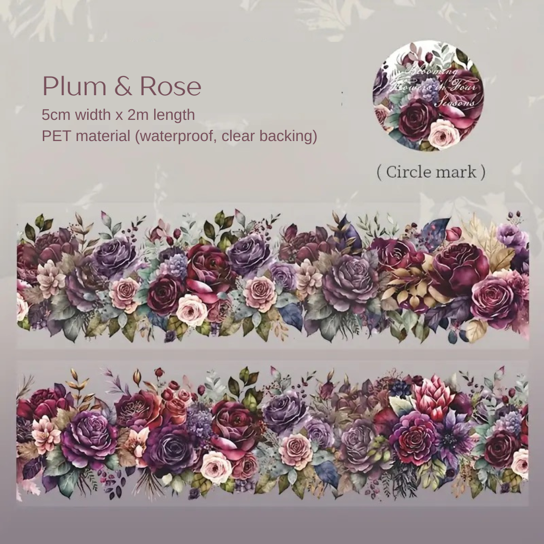 2m Twilight Flower Chain PET Tape