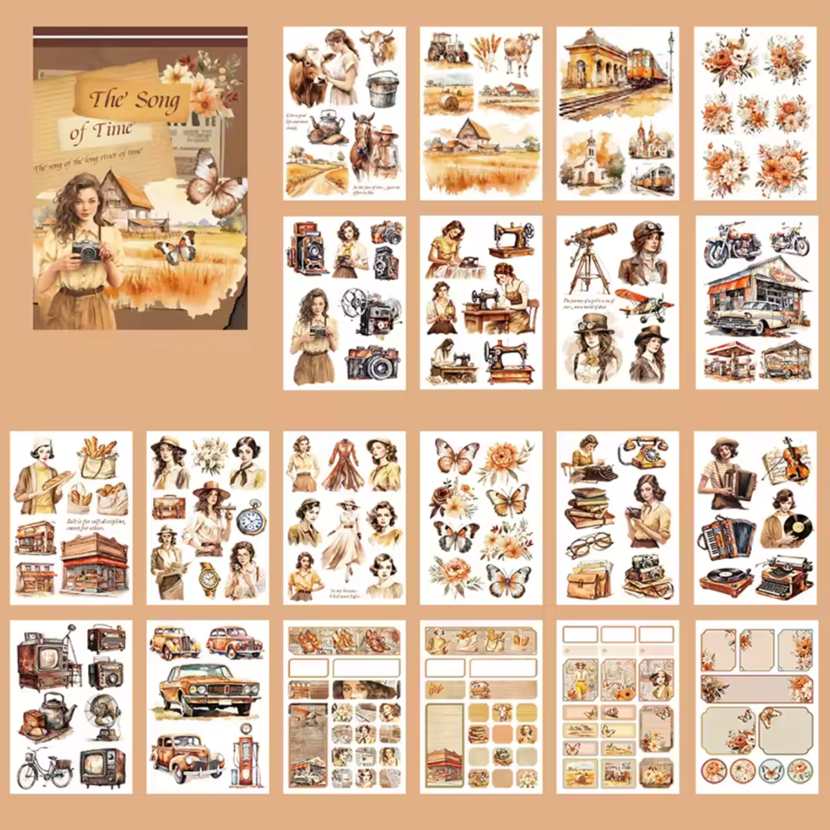 20 Page Aesthetic Moments Sticker Book