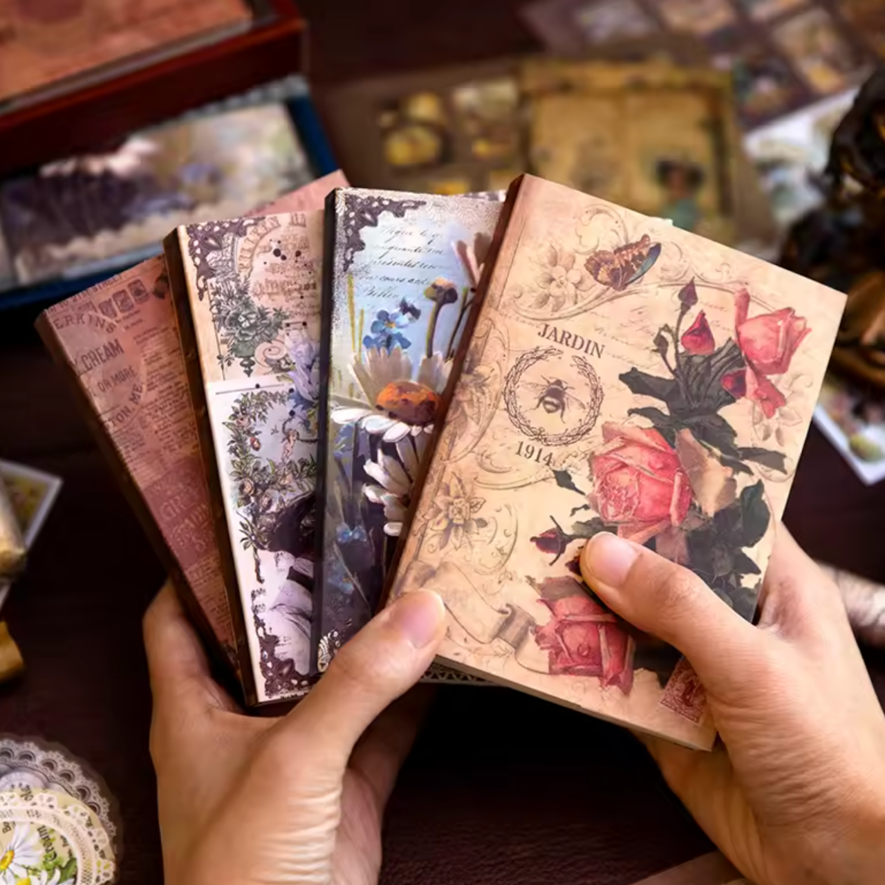 202 Pcs Vintage Starter Set with Journal
