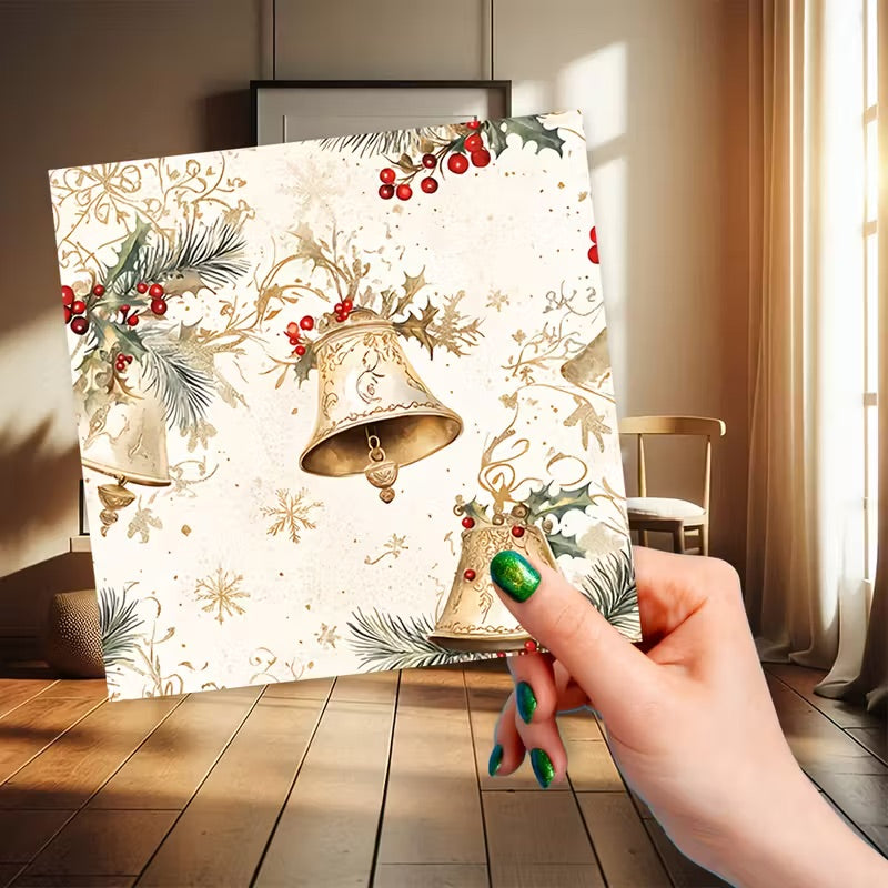 12 Page Elegant Christmas Scrapbook Paper