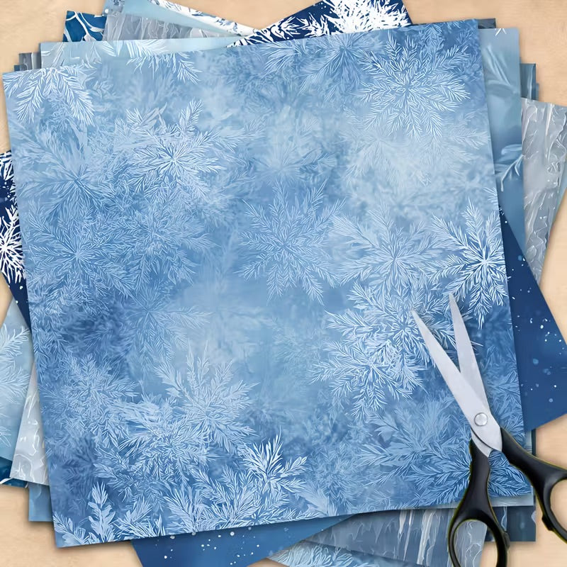 12 Page Elegant Christmas Scrapbook Paper