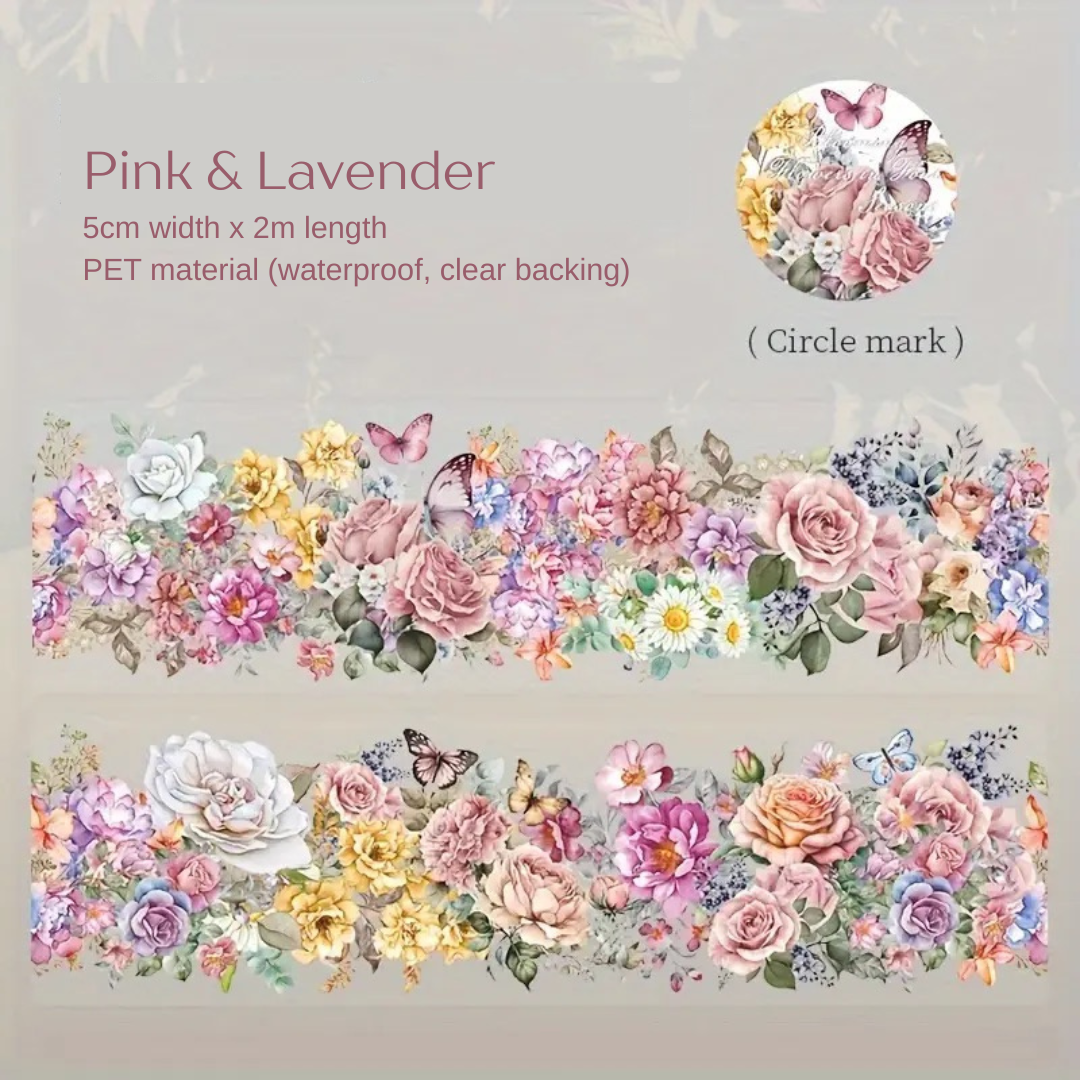 2m Twilight Flower Chain PET Tape