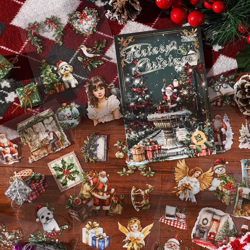 20 Page Classic Christmas Sticker Book