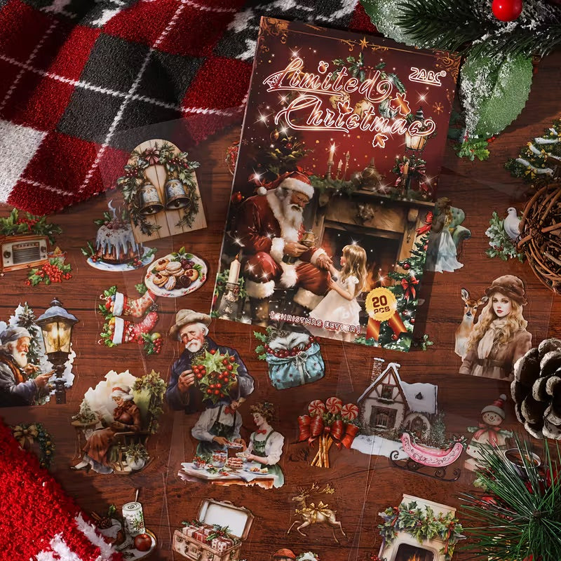 20 Page Classic Christmas Sticker Book