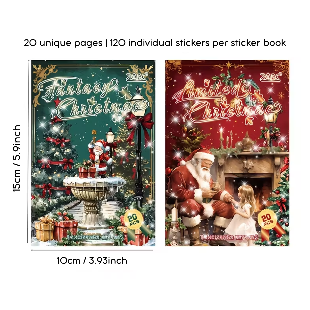 20 Page Classic Christmas Sticker Book