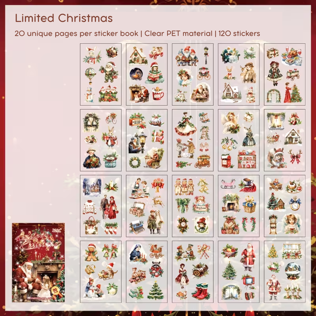 20 Page Classic Christmas Sticker Book