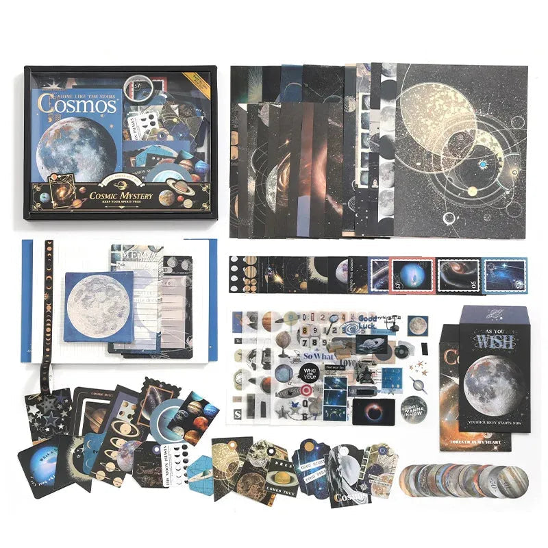 154 Pcs Vintage Starter Set with Journal