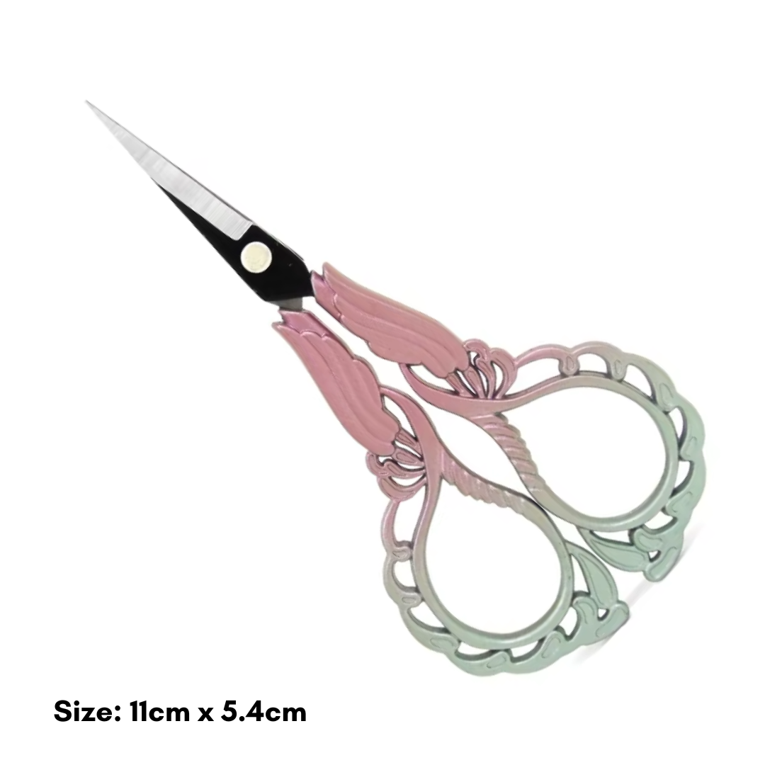 Small Vintage Orchid Scissors