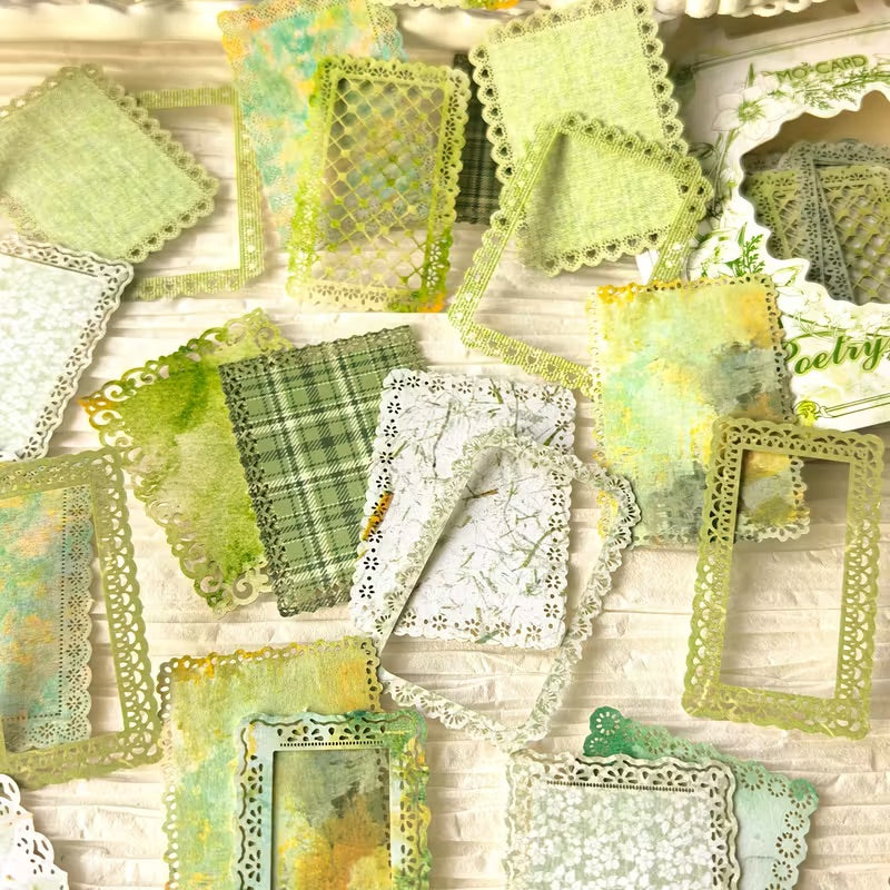 30 Pcs Mini Decorative Lace Die Cuts