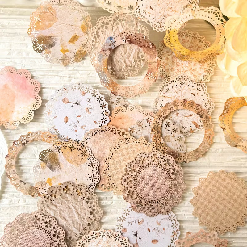 30 Pcs Mini Decorative Lace Die Cuts