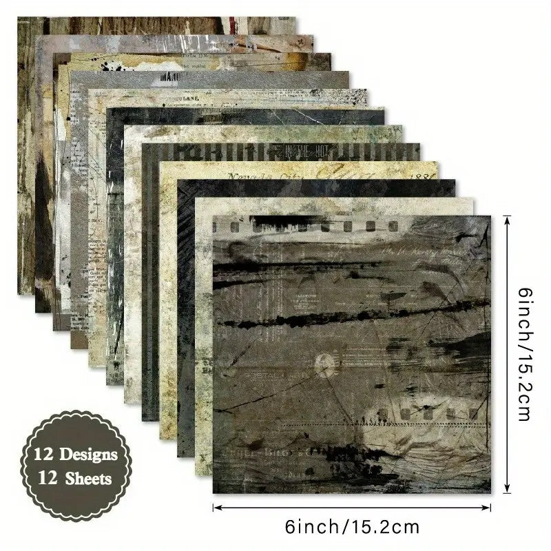 12 Page Rustic Fusion 6x6 Paper Pack