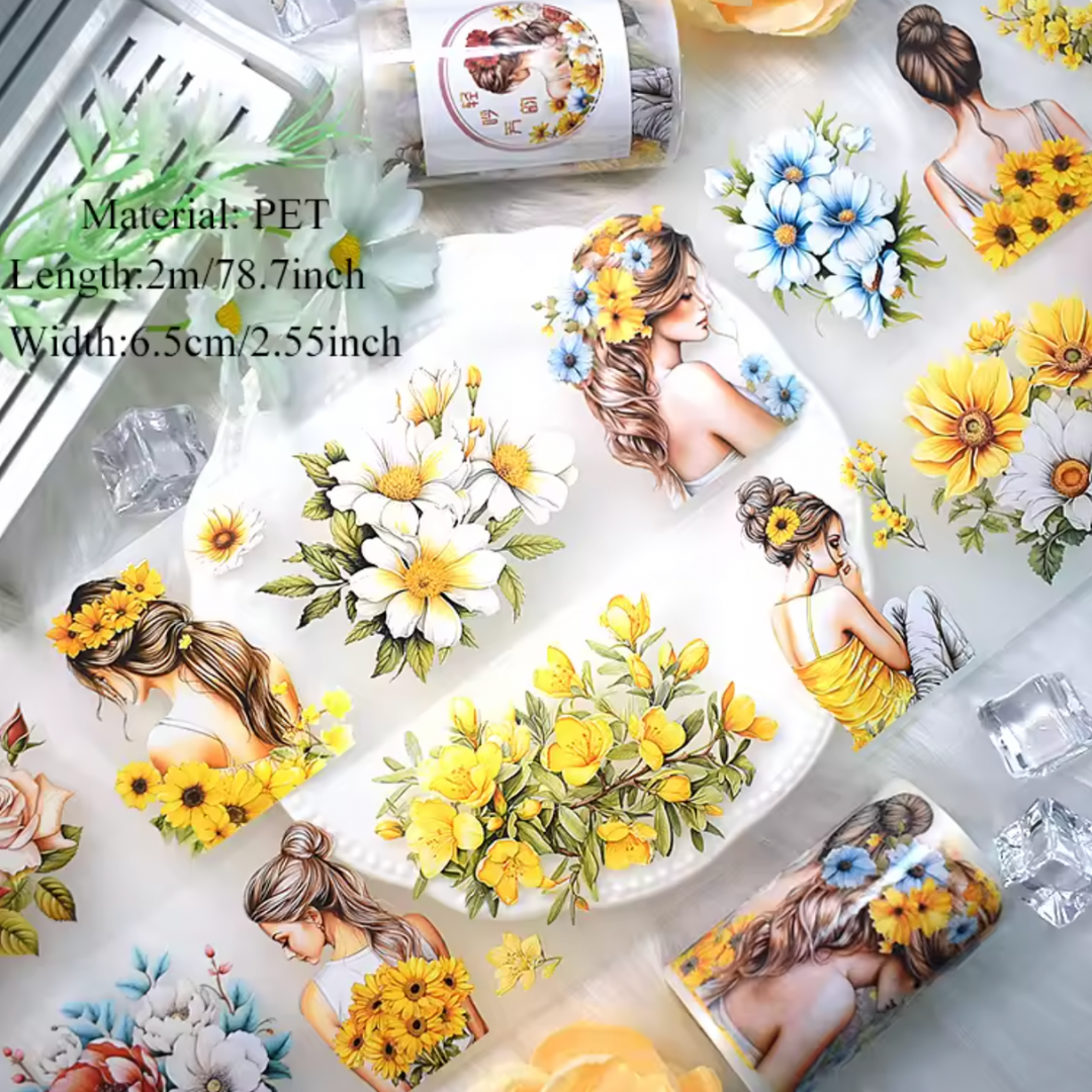 2m Summer Bloom PET Tape