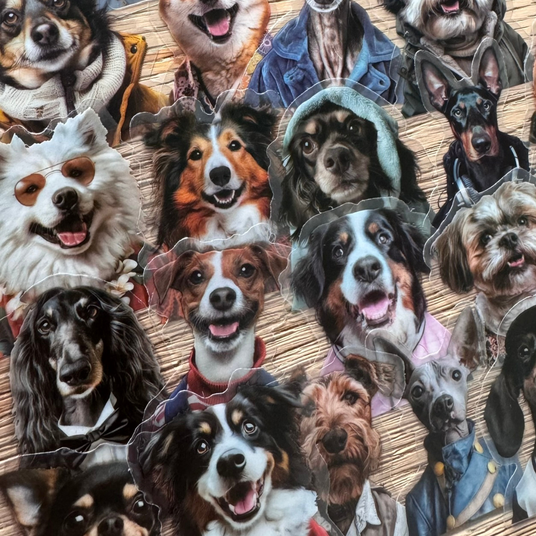 50 Pcs Fashion Dog PET Stickers