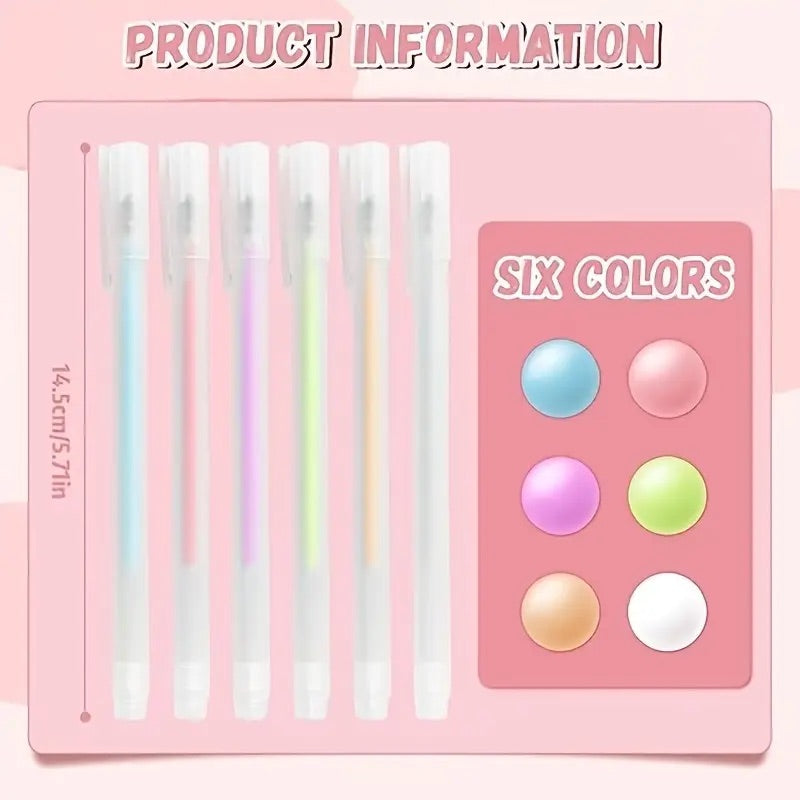 3/6 Pcs Fine Line Glue Pens