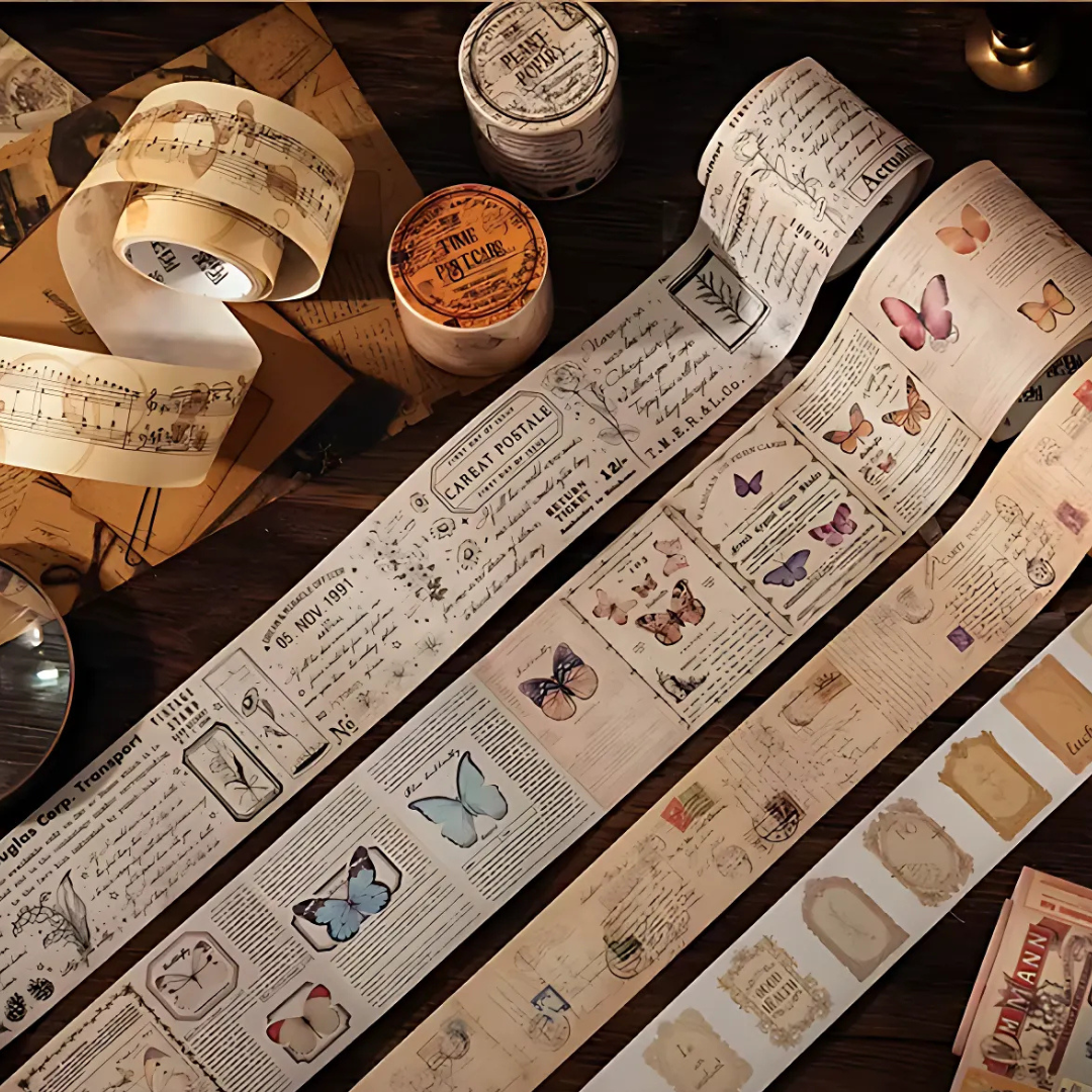 2m Vintage Collage Washi Tape