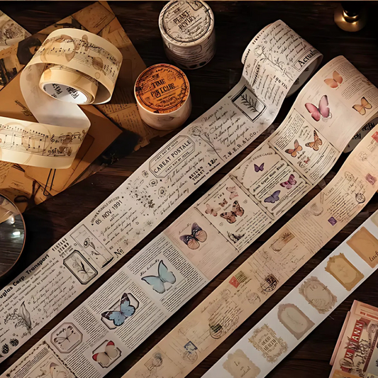 2m Vintage Collage Washi Tape