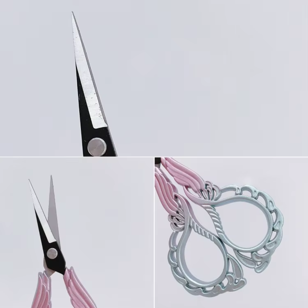 Small Vintage Orchid Scissors