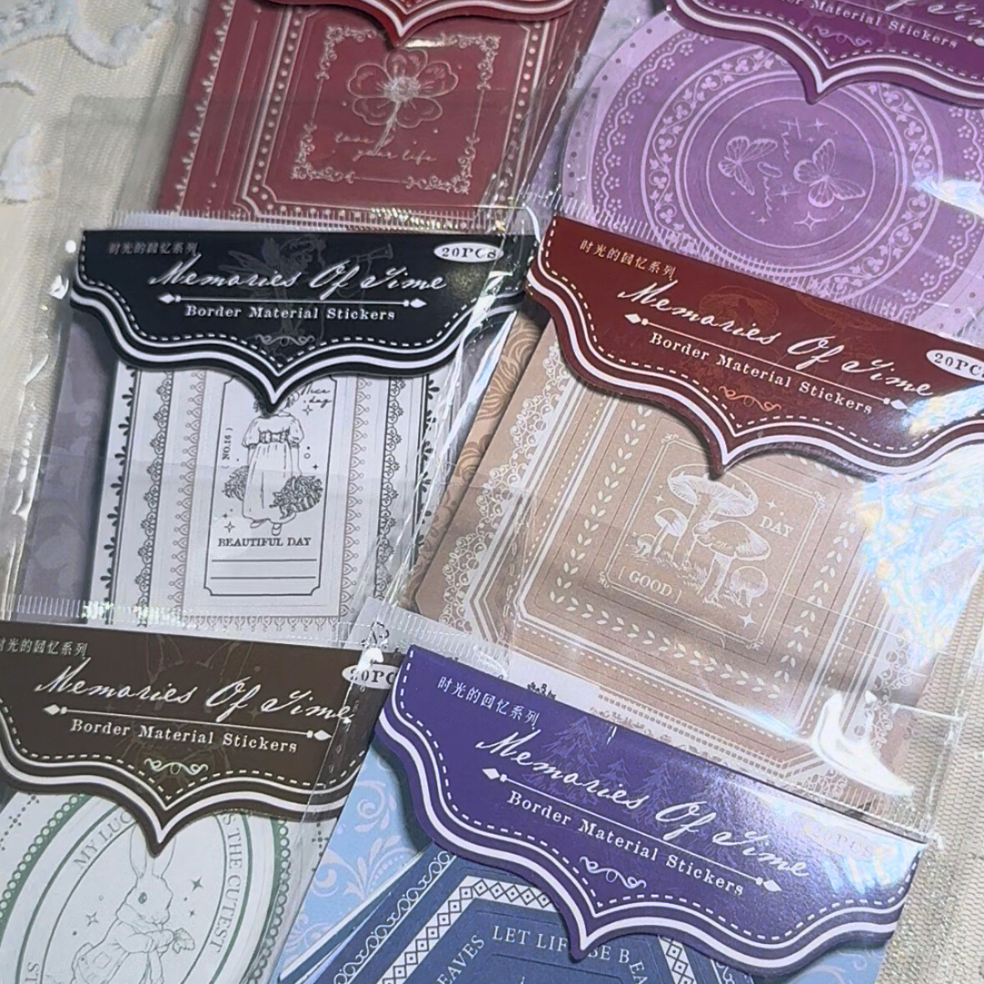 20 Pcs Decorative Border Stickers
