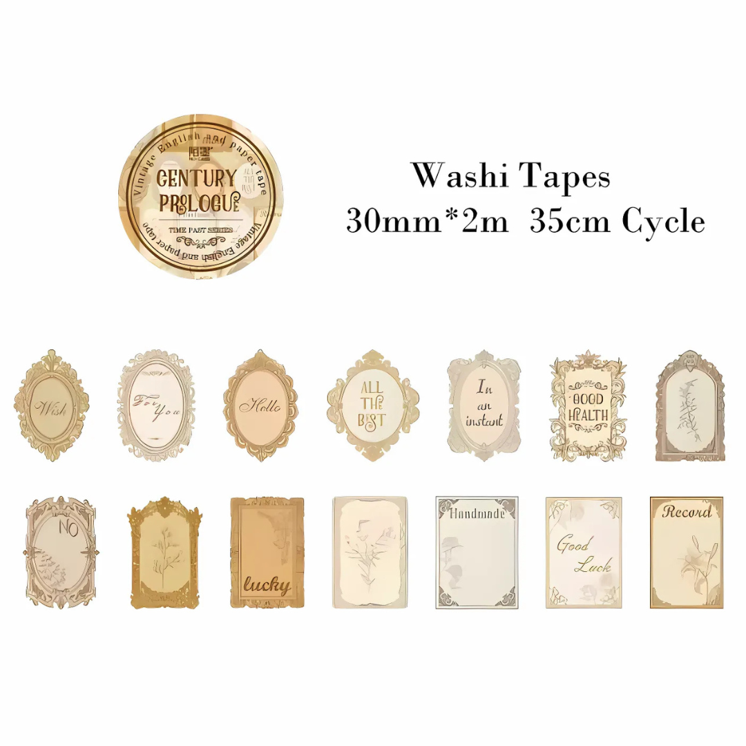 2m Vintage Collage Washi Tape