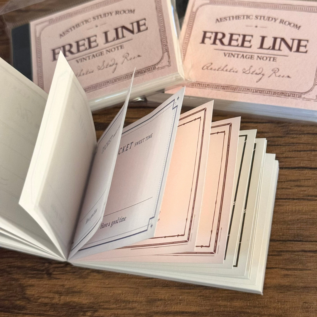 96 Pcs Vintage Label Note Pads