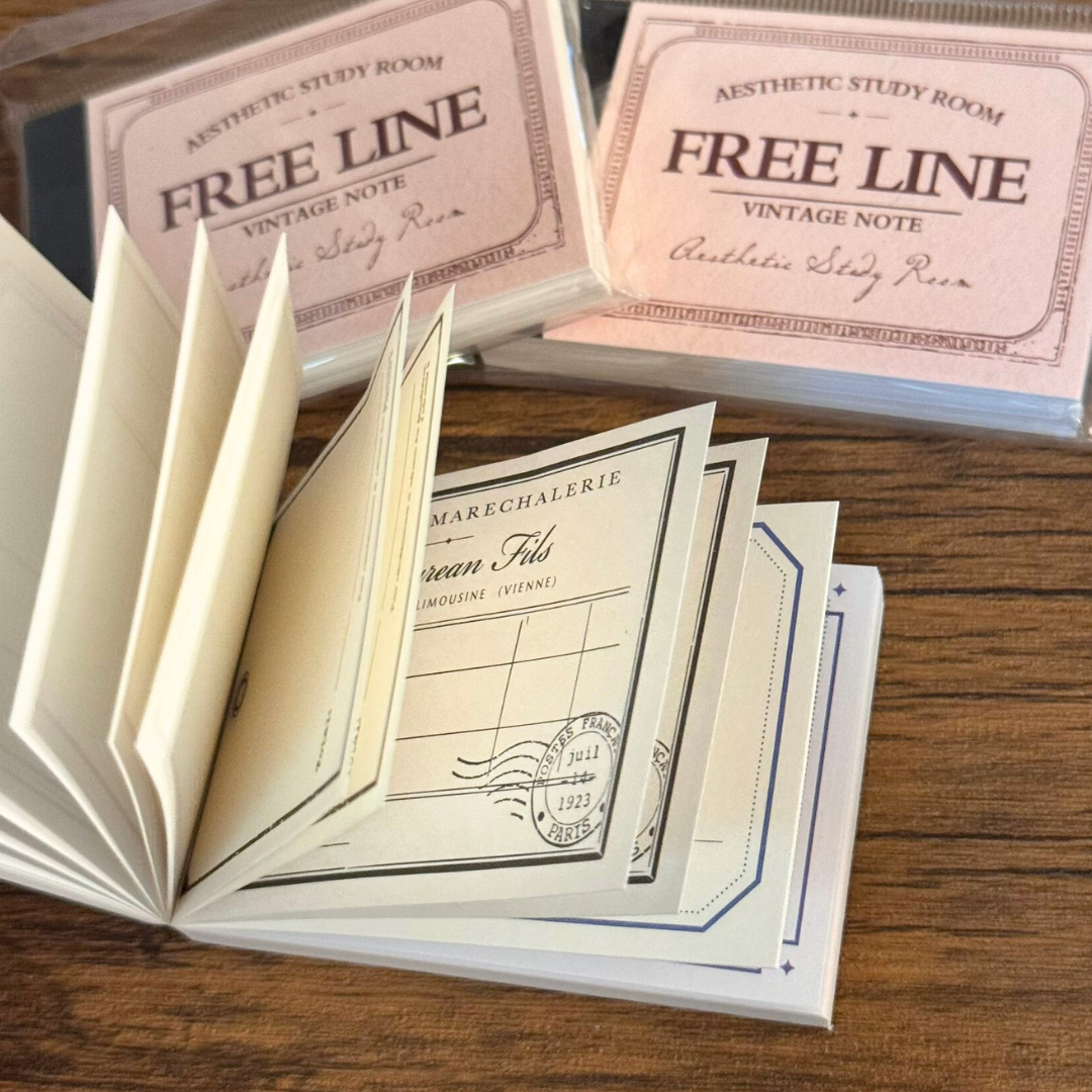 96 Pcs Vintage Label Note Pads