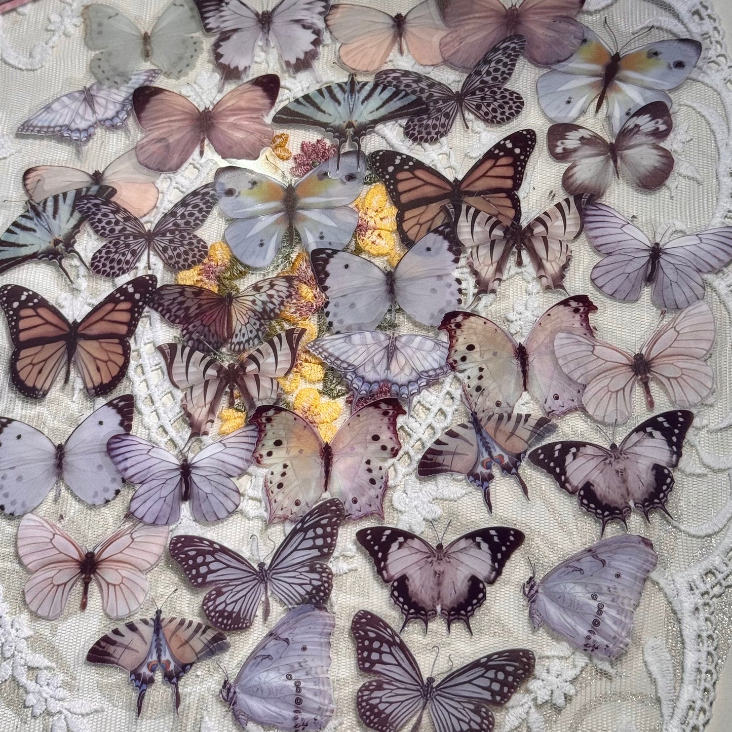 40 Pcs Retro Butterfly Stickers
