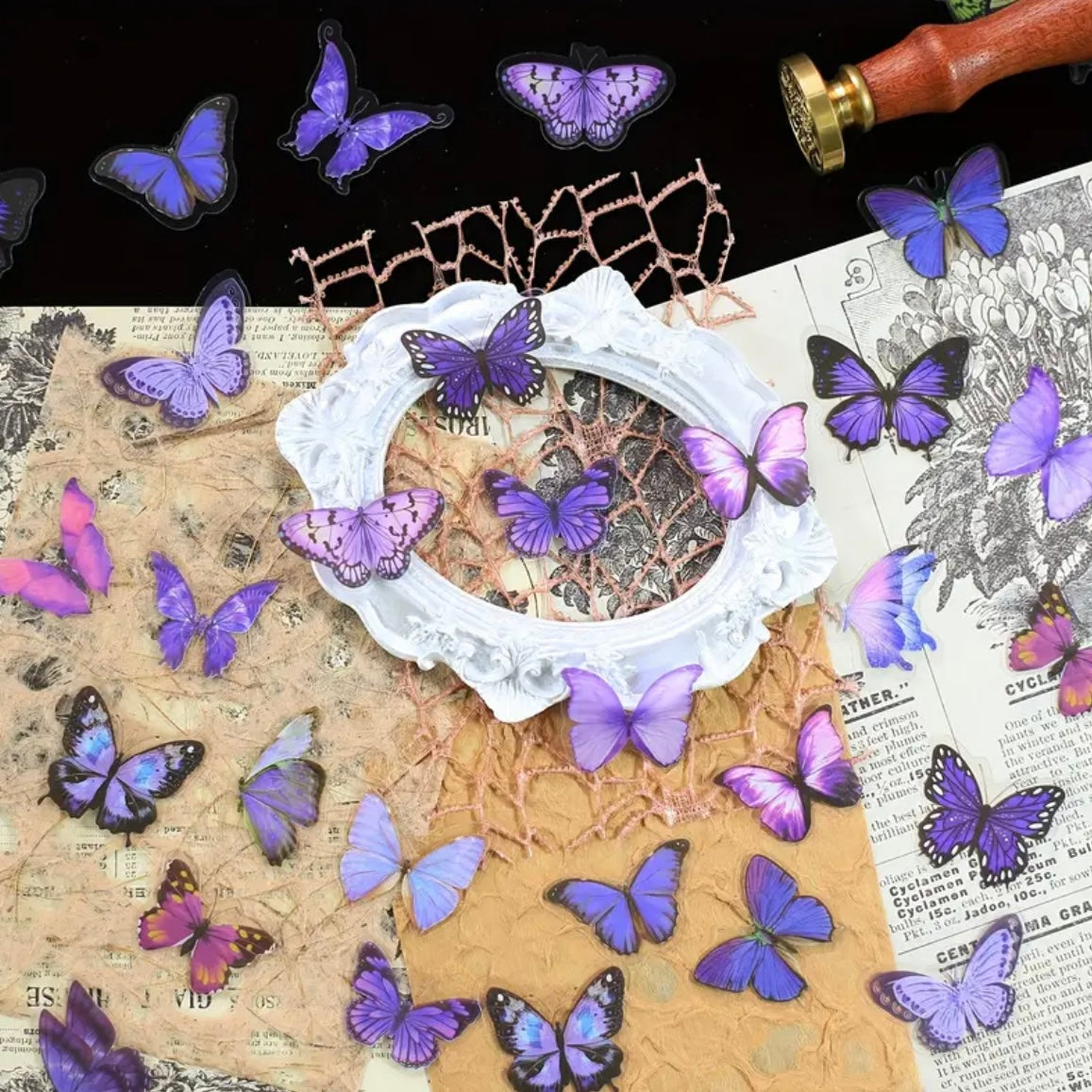 40 Pcs Small Butterfly Stickers