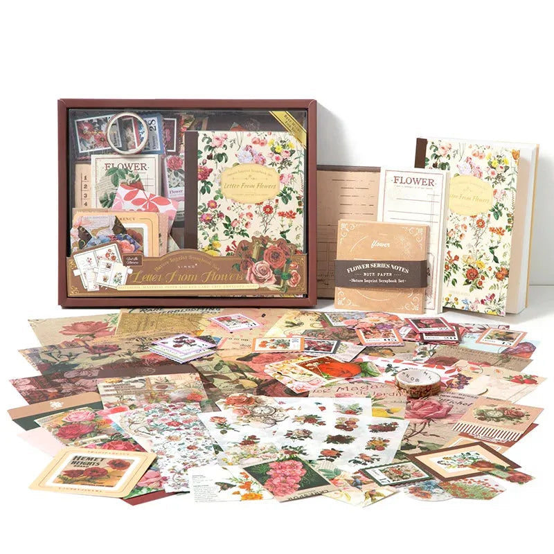 154 Pcs Vintage Starter Set with Journal