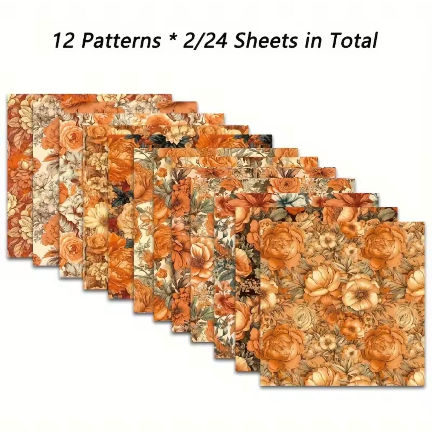 24 Page Withered Leaves 6x6 Paper Pack