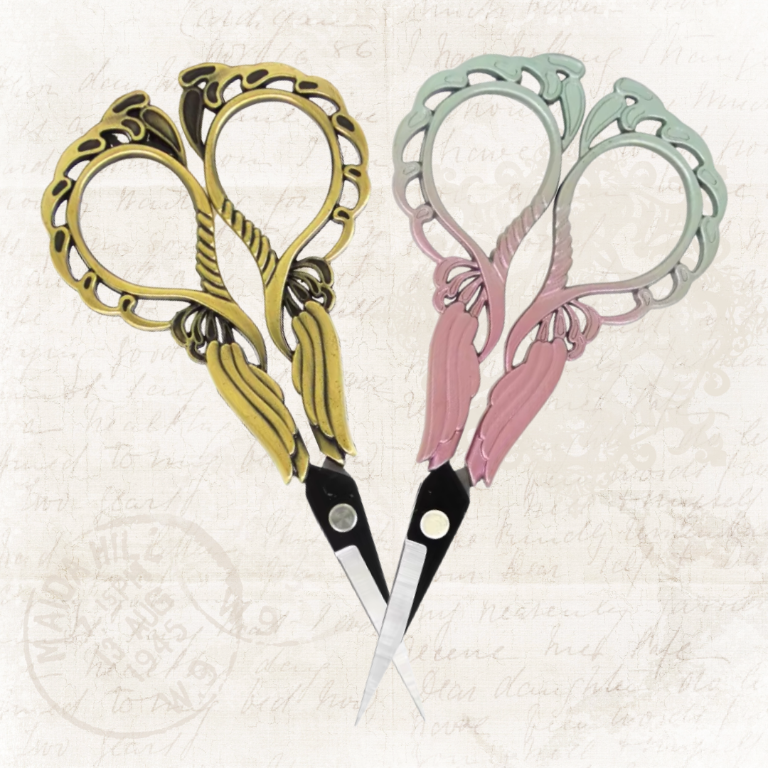Small Vintage Orchid Scissors