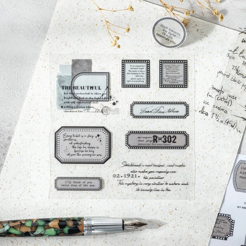20 Page Labels & Writing Sticker Book