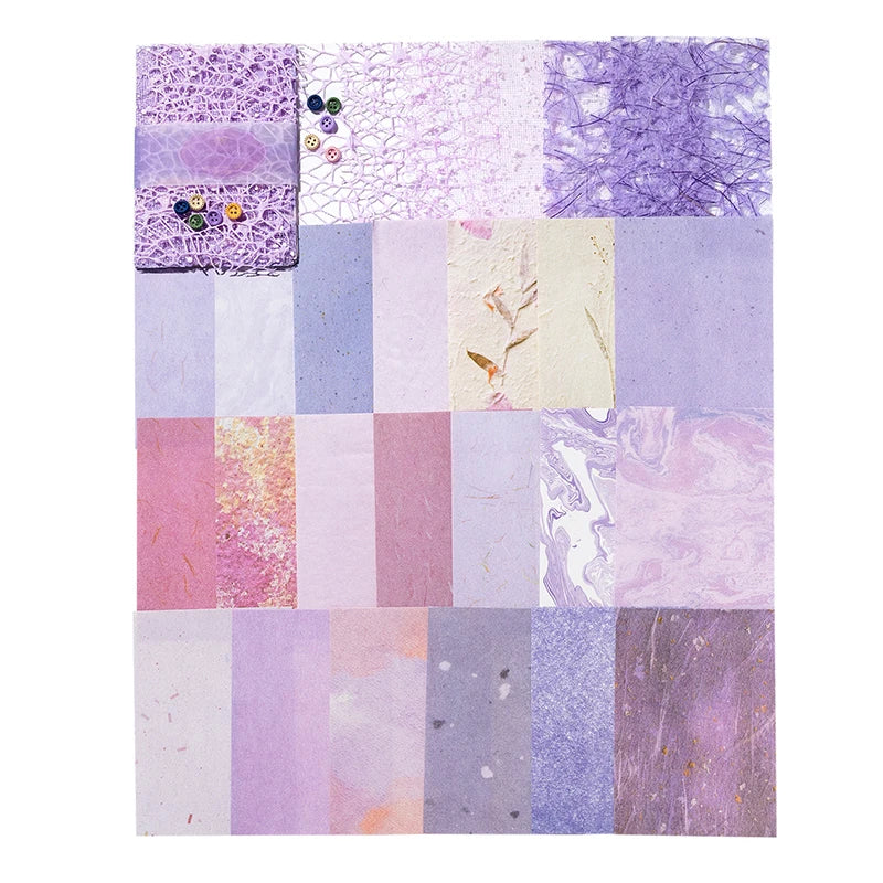 26 Pcs Mixed Material Lace Paper