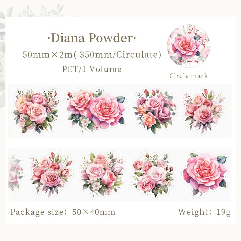 2m Flowers PET Tape