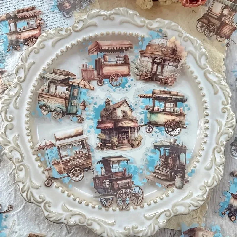 30 Pcs Coffee Lover PET Stickers