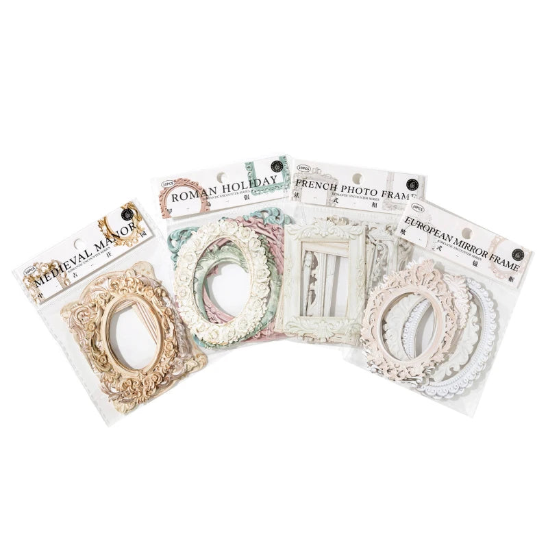 10 Pcs Vintage Picture Frames