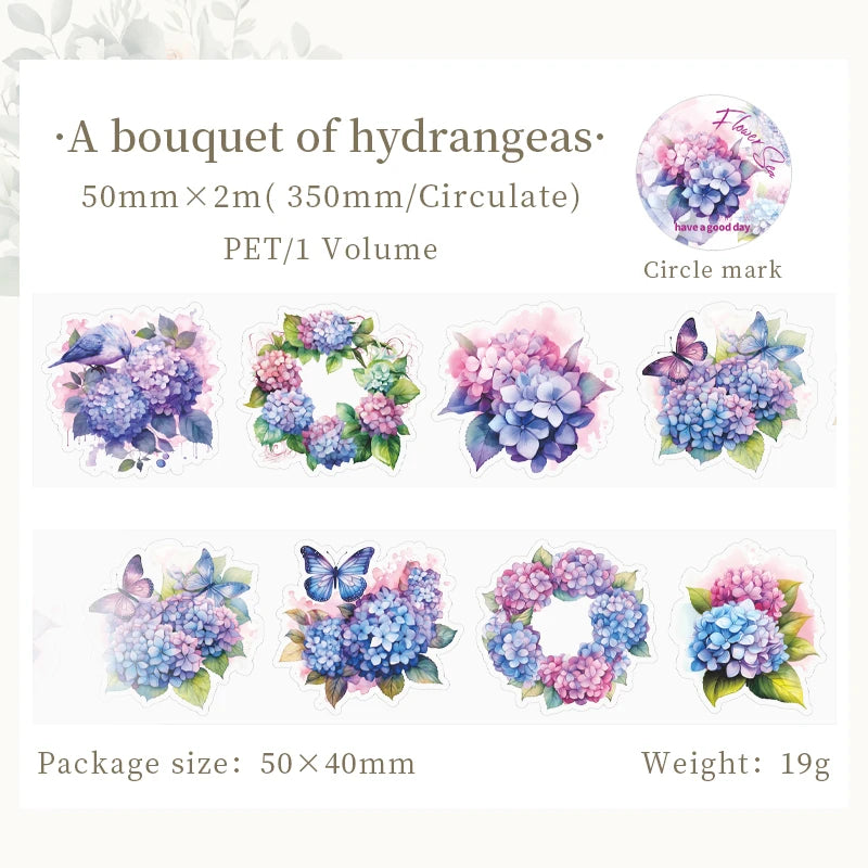 2m Flowers PET Tape