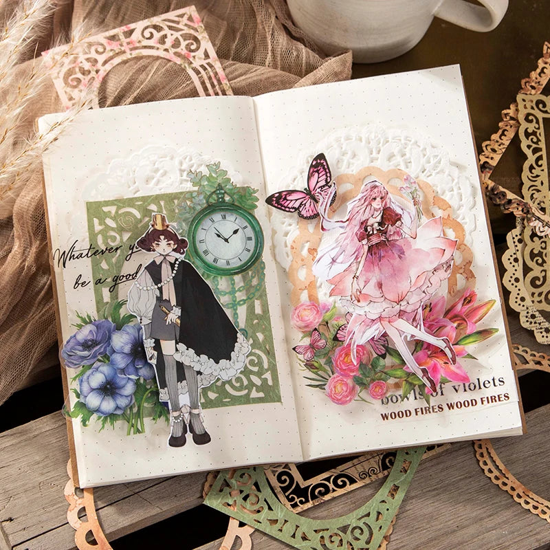 10 Pcs Vintage Lace Frame Die Cuts