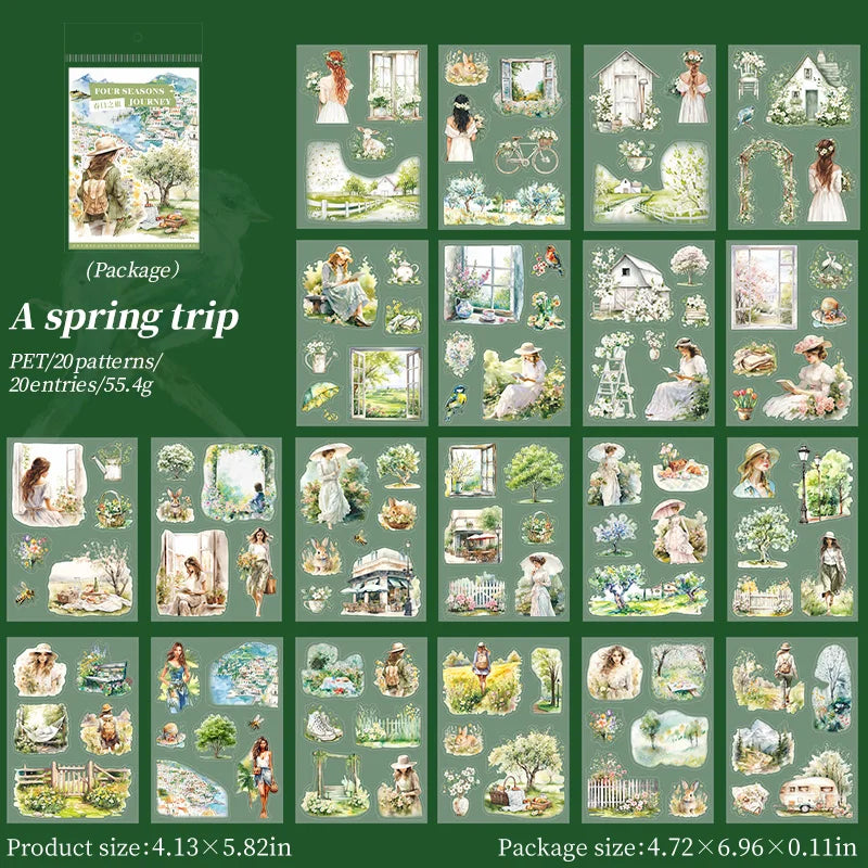 20 Page Four Seasons Sticker Book