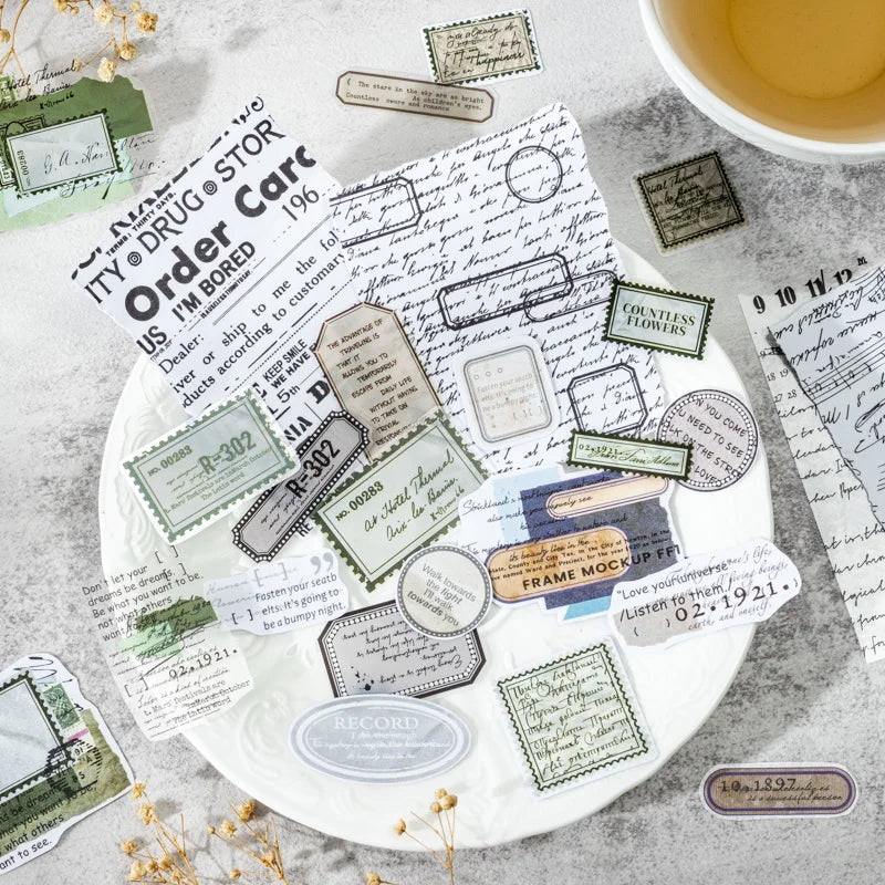 20 Page Labels & Writing Sticker Book