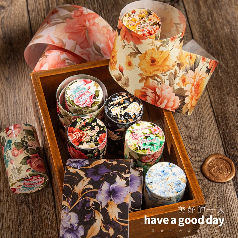 2m Flowers Washi Tape