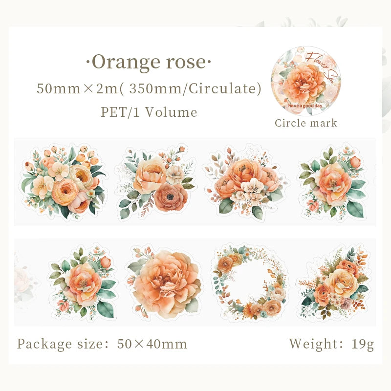 2m Flowers PET Tape