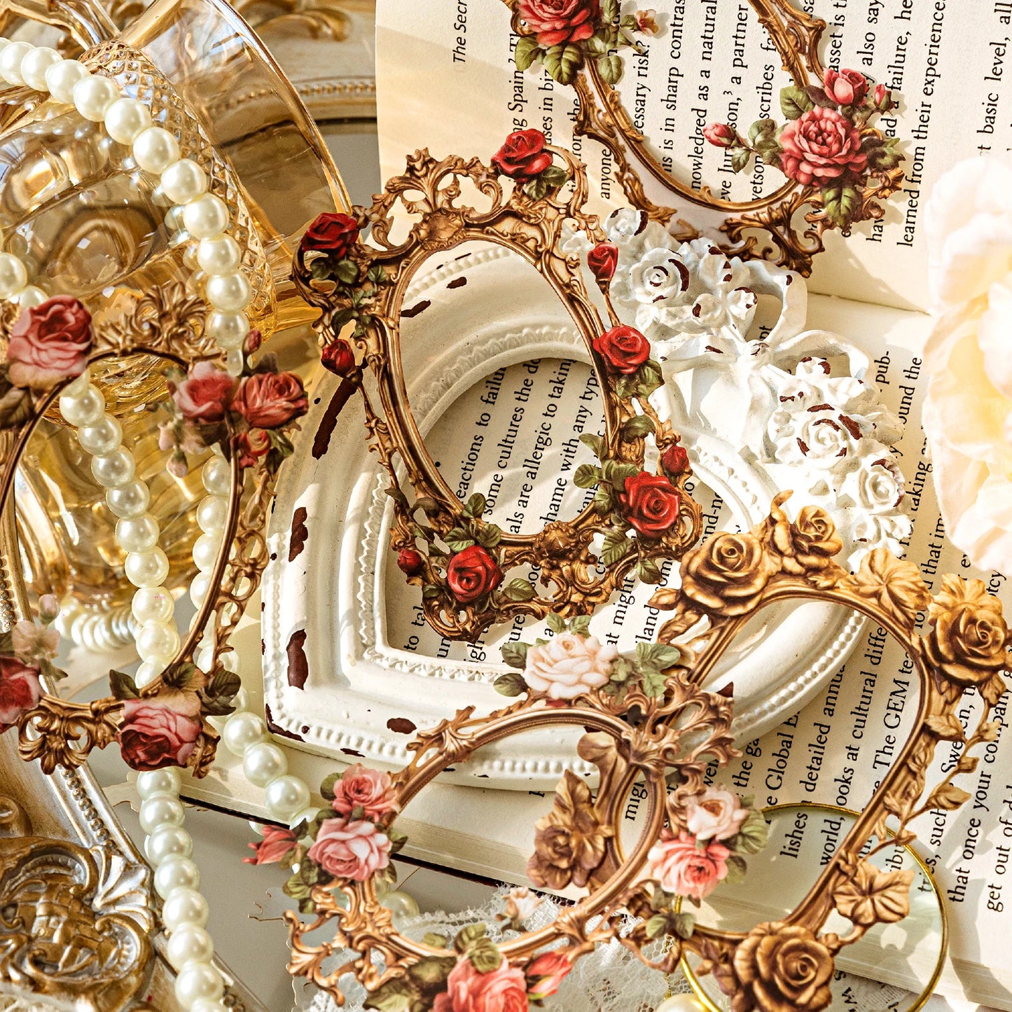 10 Pcs Cutout Flower Frames