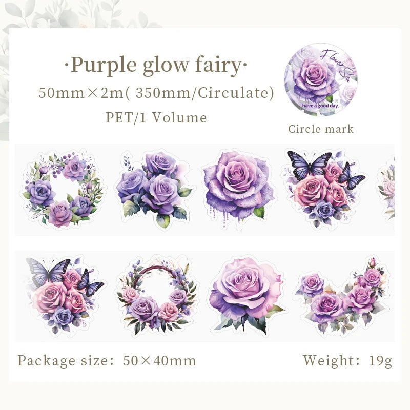 2m Flowers PET Tape