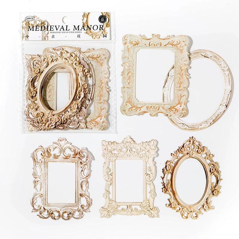 10 Pcs Vintage Picture Frames