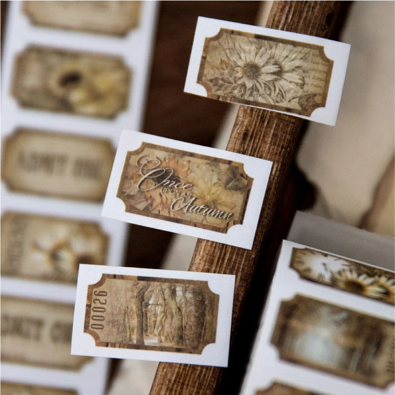 2m Vintage Labels Washi Tape