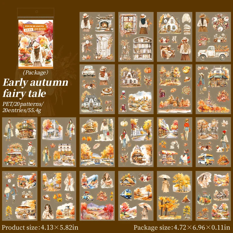 20 Page Four Seasons Sticker Book