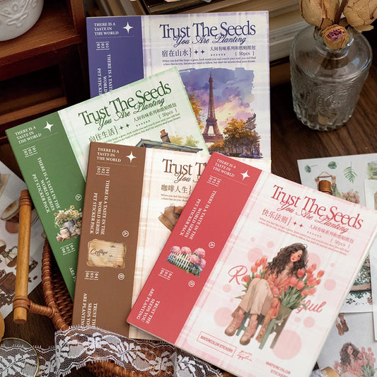 50 Page Life Variety ‘Trust The Seeds’ Sticker Book