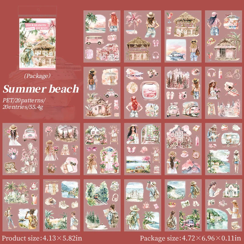 20 Page Four Seasons Sticker Book
