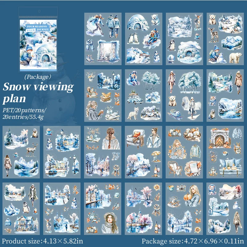 20 Page Four Seasons Sticker Book